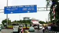 Lonjakan penumpang di Terminal Tanjung Priok meningkat antara 20-30 persen dibanding hari-hari sebelumnya.