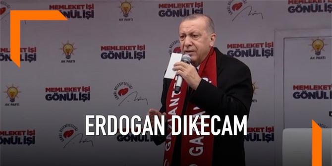 VIDEO: Erdogan Putar Video Penembakan Masjid Saat Kampanye