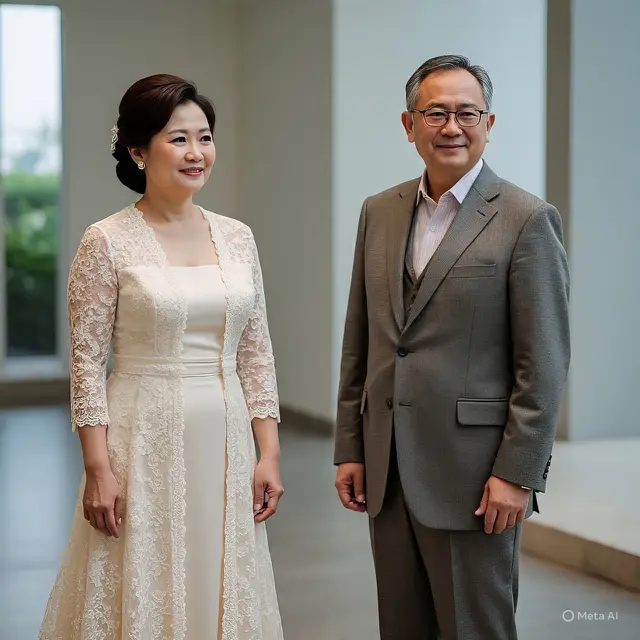 Model Baju Orang Tua Pengantin Modern