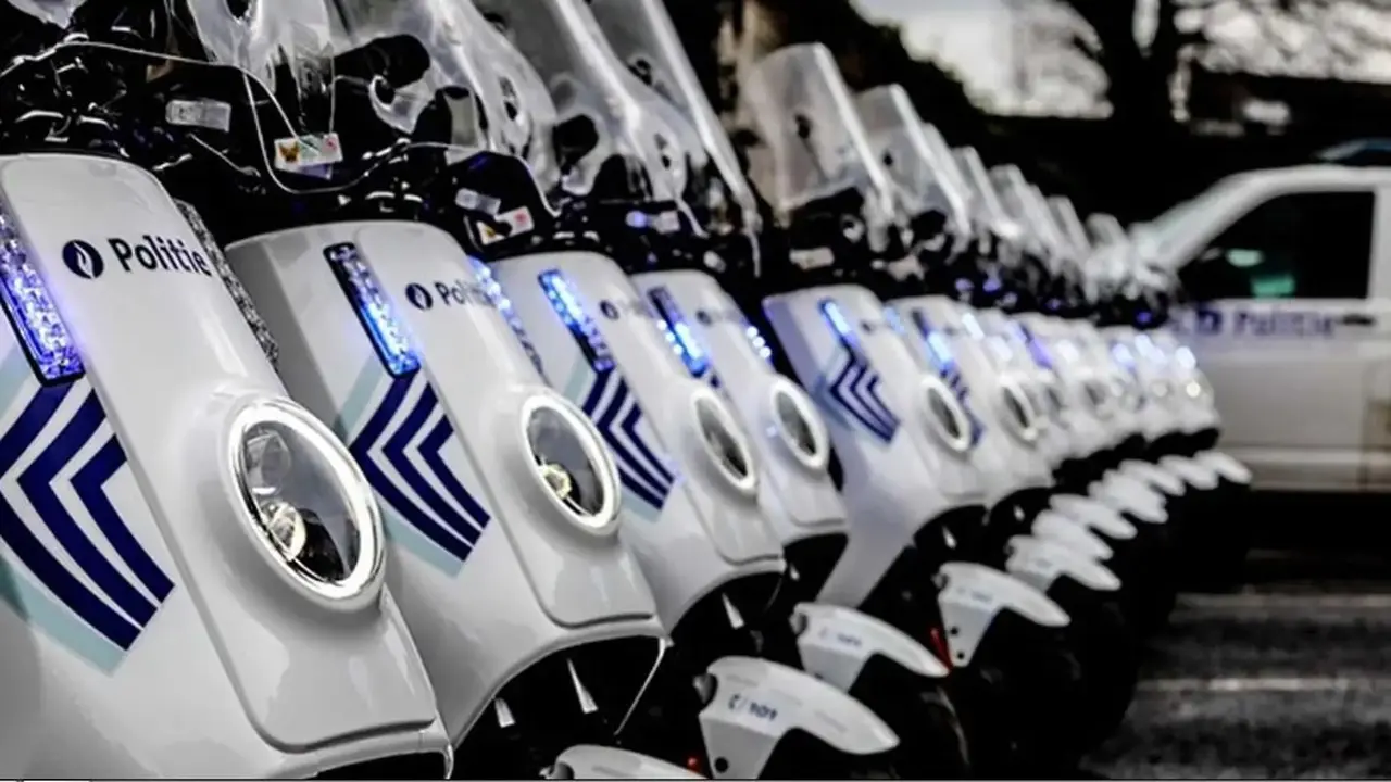 Motor listrik NIU jadi armada kepolisian di Brussel, Belgia