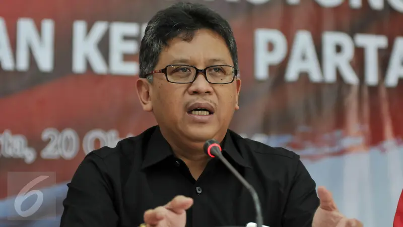 20151210- Sekjen PDIP Hasto Kristianto-Klaim Menang di 160 Daerah-Jakarta-Johan Tallo