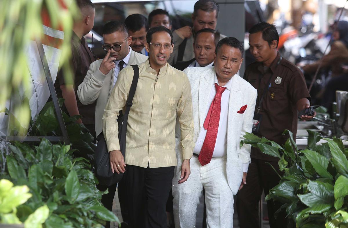 FOTO: Nadiem Makarim Penuhi Panggilan Diperiksa KPK