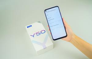 Tampilan Vivo Y50 yang baru diperkenalkan ke pasar Indonesia. (Sumber: Vivo)