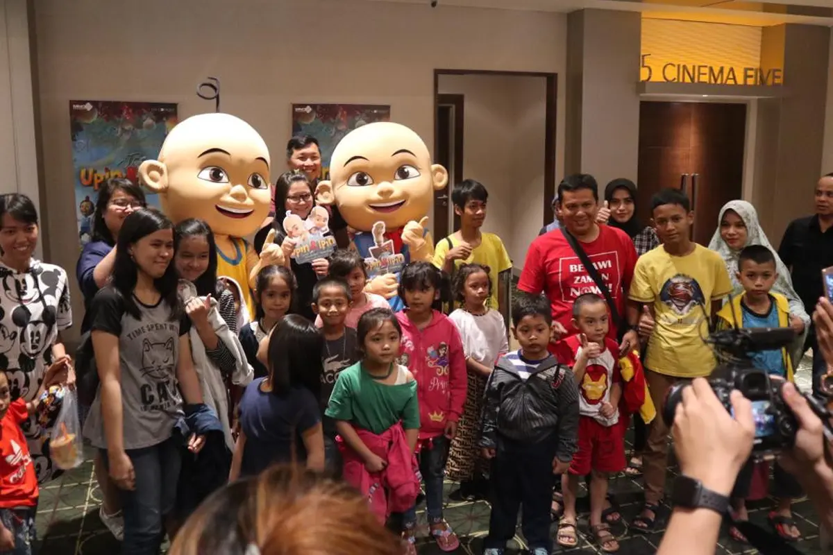 Maskot Upin dan Ipin datang dari Malaysia