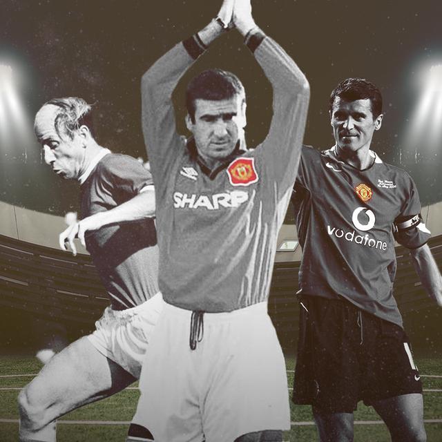 Roy Keane, Eric Cantona dan Sir Bobby Charlton