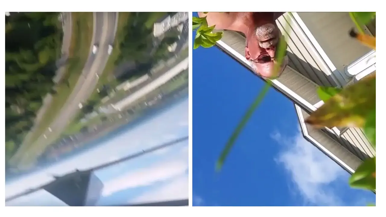 Smartphone jatuh dari langit