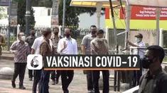 Sekitar 20 ribu pelaku usaha di Malioboro Yogyakarta mendapat kesempatan untuk terima vaksin Covid-19. Hari Senin (1/3) Presiden Jokowi ikut memantau langsung proses vaksinasi.