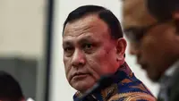Firli Bahuri mengatakan kerja KPK selalu berdasarkan kecukupan alat bukti. Dia membantah menargetkan seseorang untuk menjadi tersangka. (Liputan6.com/Angga Yuniar)
