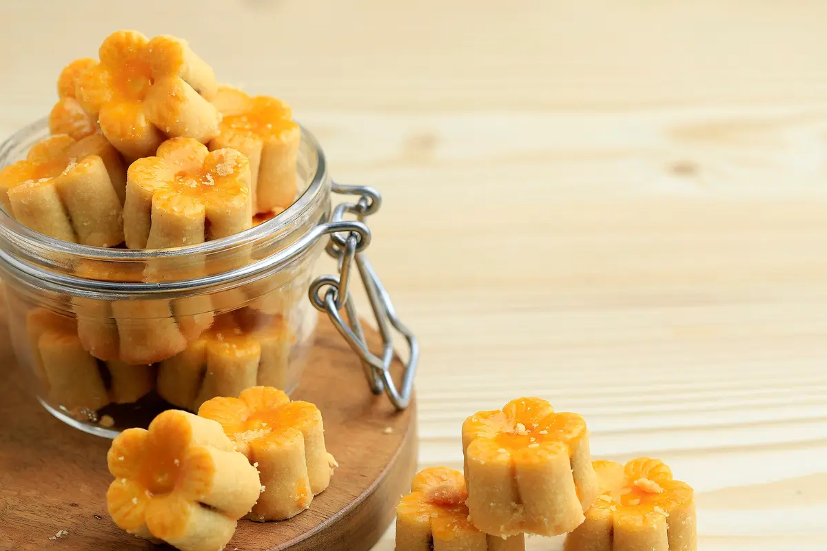 kue nastar bunga