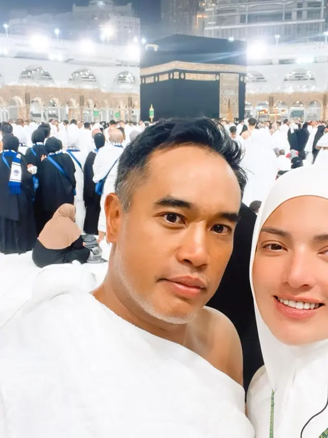 Nia Ramadhani umrah bareng keluarga (Instagram/ramadhaniabakrie)