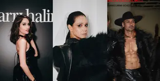 Desainer Harry Halim gelar pertunjukkan busana untuk Winter 2025 bertajuk Finality pada Jumat (21/3). Pertunjukkan busana ini diramaikan oleh Cinta Laura, Adinia Wirasti hingga Chicco Jerikho yang tampil dengan busana bernuansa dark nan dramatis [@claurakiehl @snap.nuel]