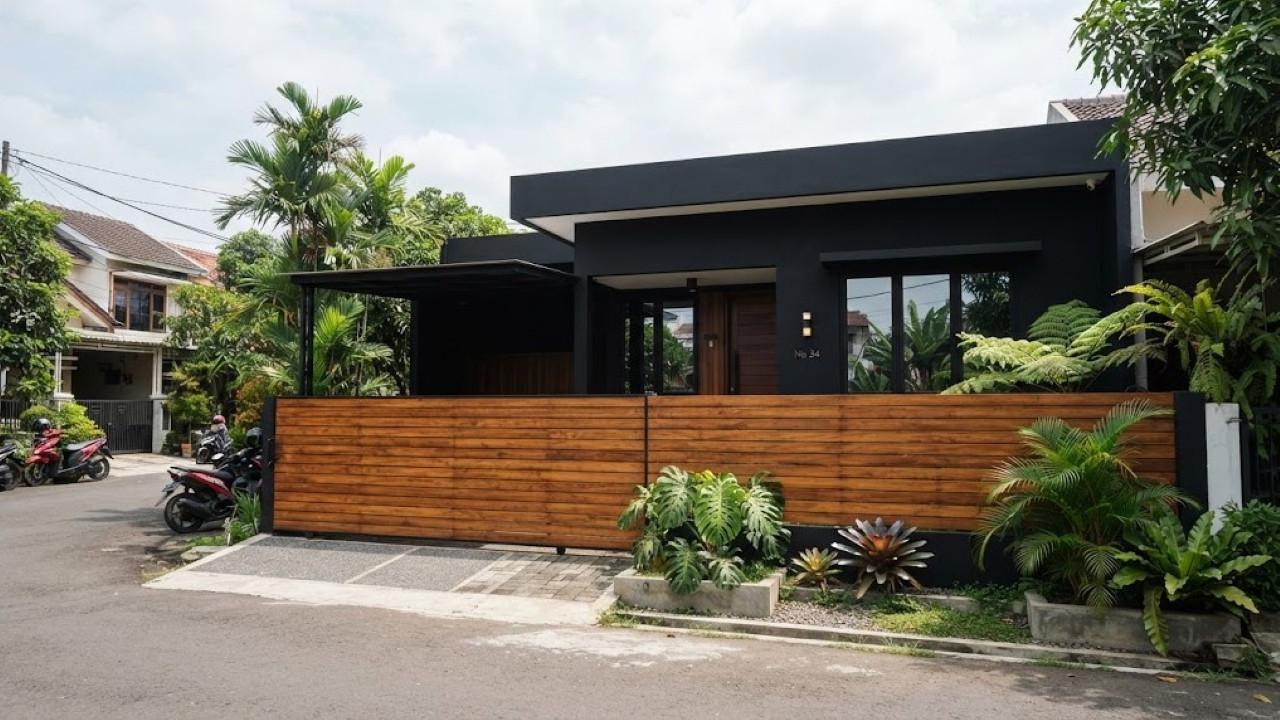 10 Warna Cat Rumah yang Cocok dengan Pagar Kayu, Hadirkan Nuansa Hangat dan Estetik