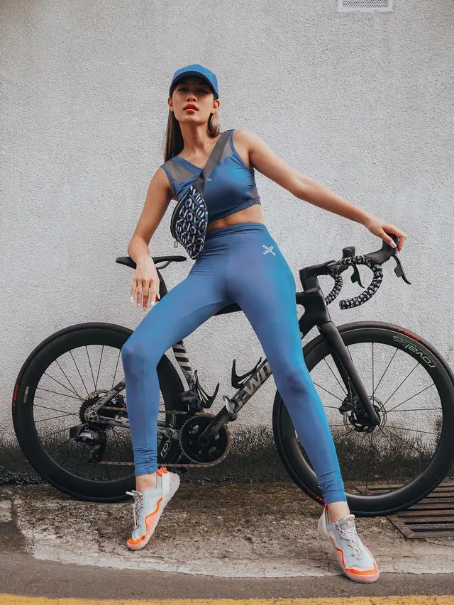 Penampilan sporty Patricia Gouw saat olahraga. (Sumber: Instagram/patriciagouw)