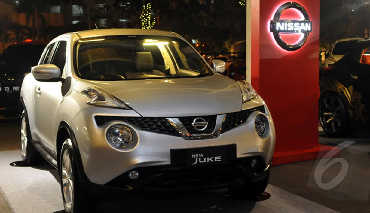 New Nissan Juke berwarna Diamond Silver Metallic ikut dipamerkan saat peluncuran New Nissan Juke, SCBD Jakarta, Kamis (12/2/2015). (Lipuatan6.com/Panji Diksana)