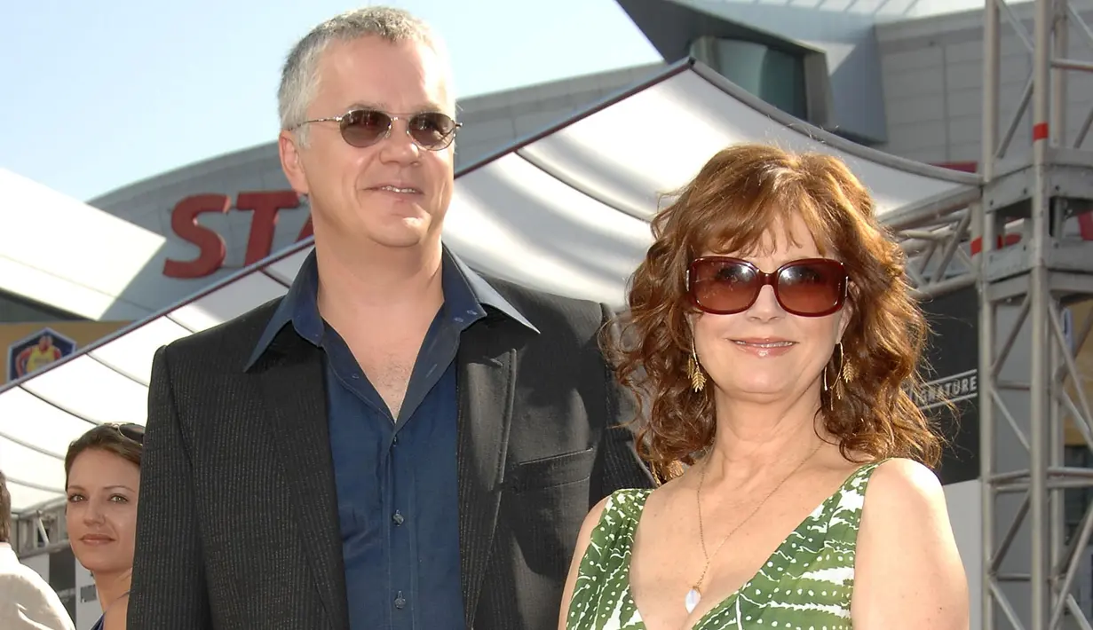Susan Sarandon dan Tim Robbins sudah bersama 21 tahun sebelum memutuskan berpisah pada tahun 2009. Mereka miliki dua anak yakni Miles dan Henry. (STEPHEN SHUGERMAN / GETTY IMAGES NORTH AMERICA / AFP)