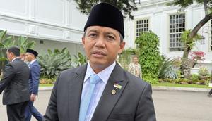Menteri Kehutanan (Menhut) Raja Juli Antoni di Kompleks Istana Kepresidenan Jakarta, Kamis (23/10/2025). (Foto: Liputan6.com/Lizsa Egeham).