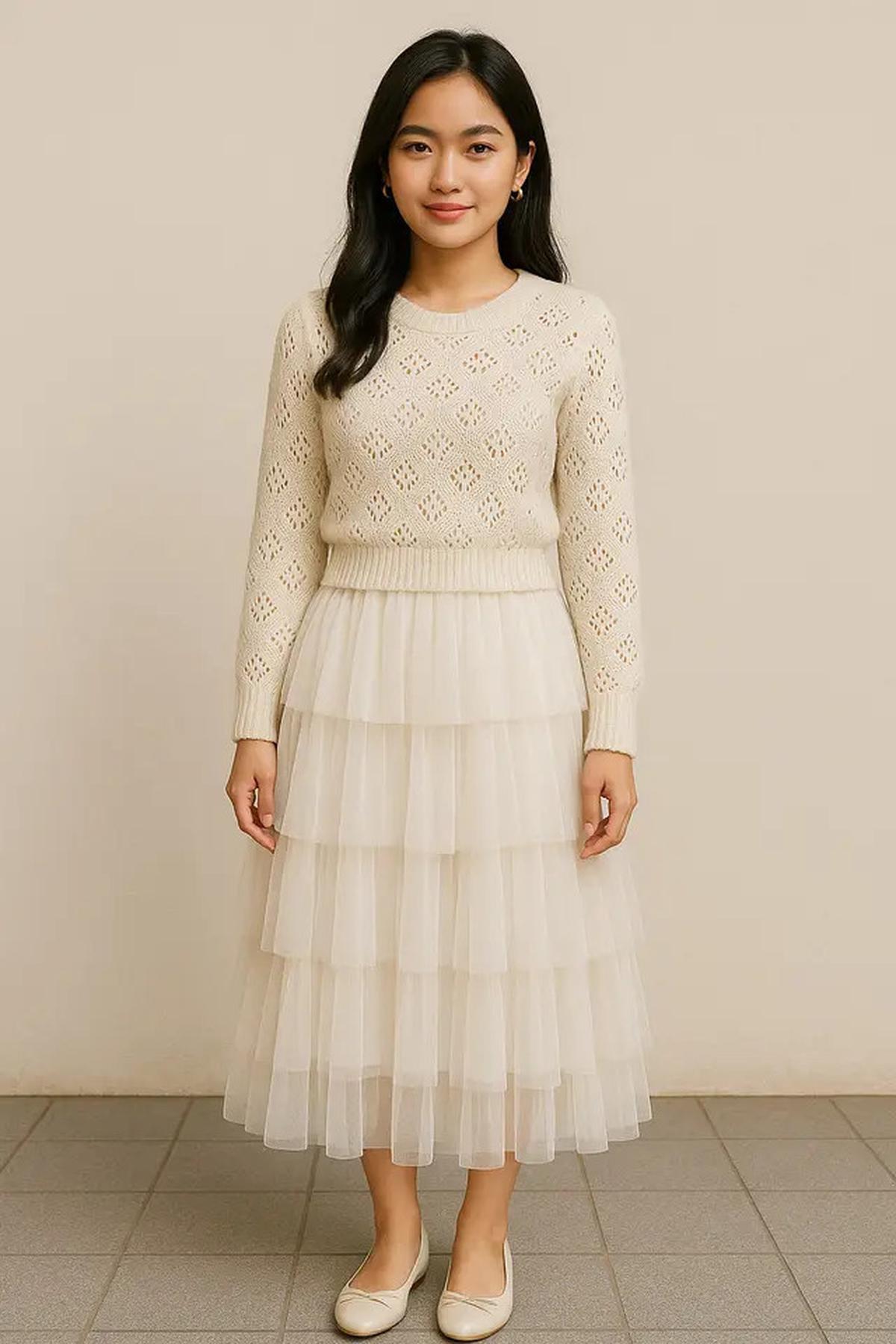 6 Model Rok Korean Style Tren Terbaru, Tampil Feminin dan Kasual