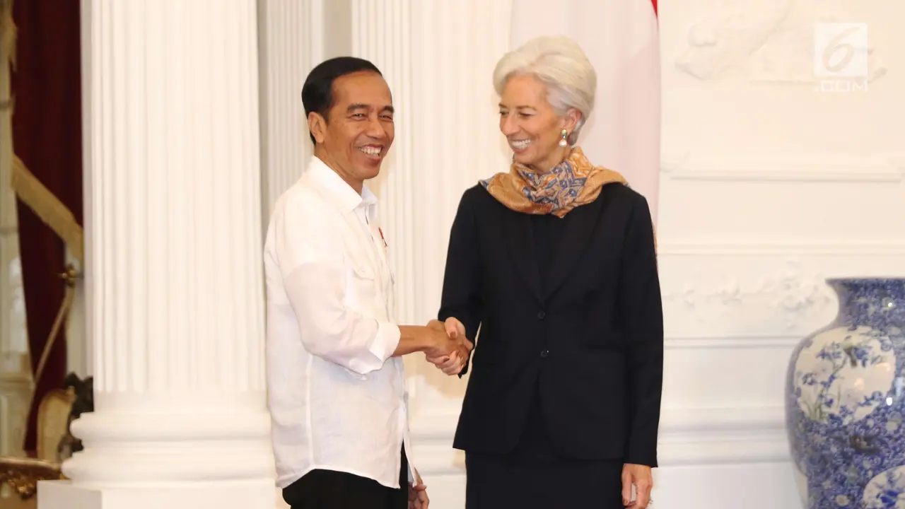 Jokowi Terima Kunjungan Bos IMF Christine Lagarde