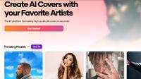Aplikasi Voicify.ai untuk membuat konten AI Cover. (Voicify.ai)