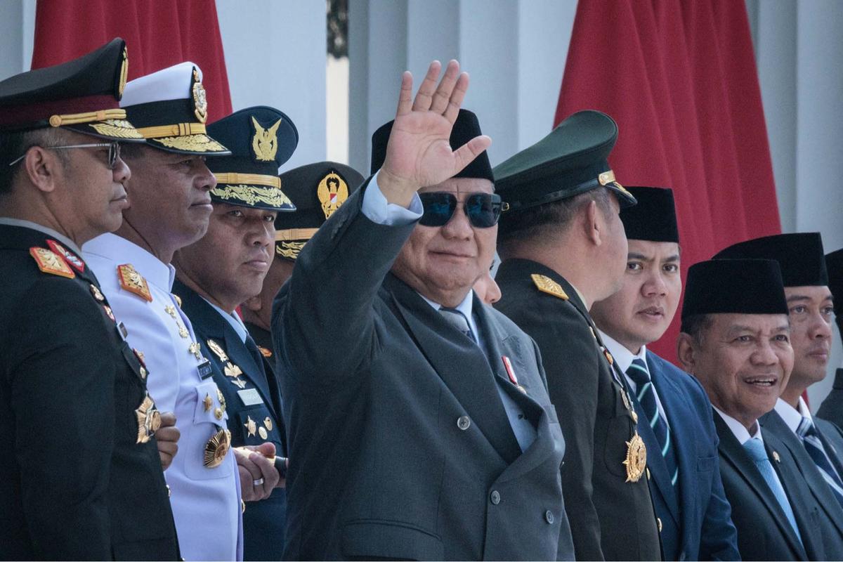 FOTO: Presiden Prabowo Lantik 2.000 Perwira TNI-Polri di Istana Merdeka