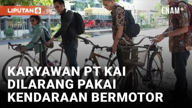 Lestarikan Lingkungan, PT KAI Daop 8 Surabaya Larang Pegawai Gunakan Kendaraan Bermotor