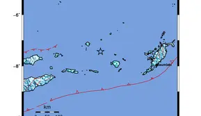 Gempa Magnitudo 6,2 Guncang Maluku Barat Daya