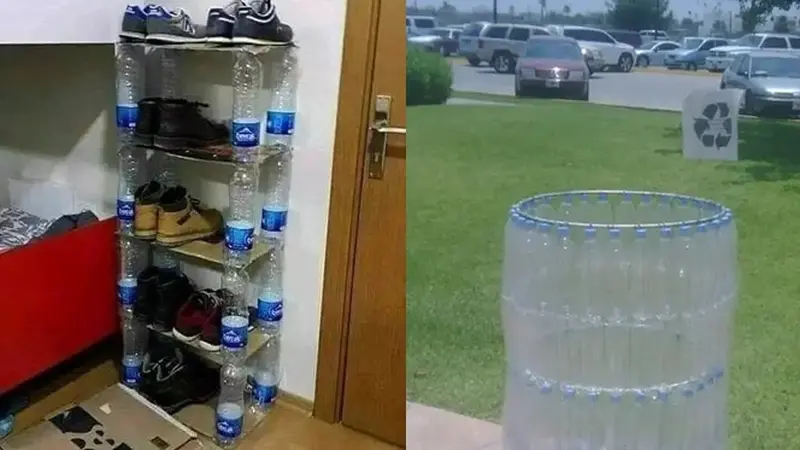 10 Potret Kreatif Alih Fungsi Botol Bekas Ini Anti-mainstream, Jadi Berguna