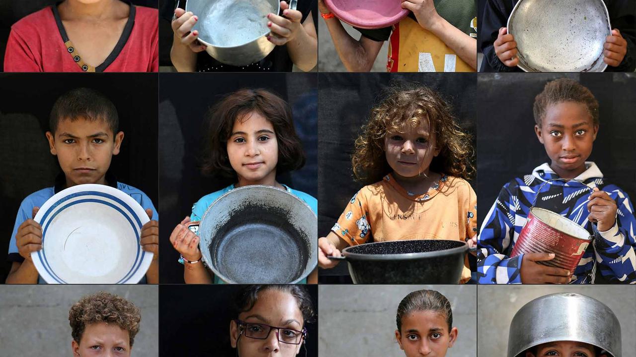 FOTO: Potret  Menyentuh Anak-Anak Gaza Yang Kelaparan