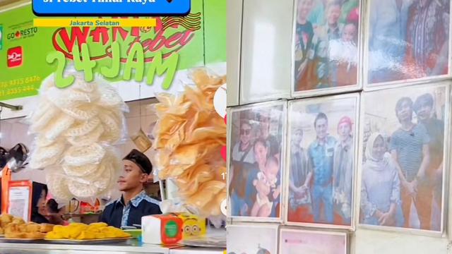 Warteg Warmo di Tebet sering dikunjungi artis