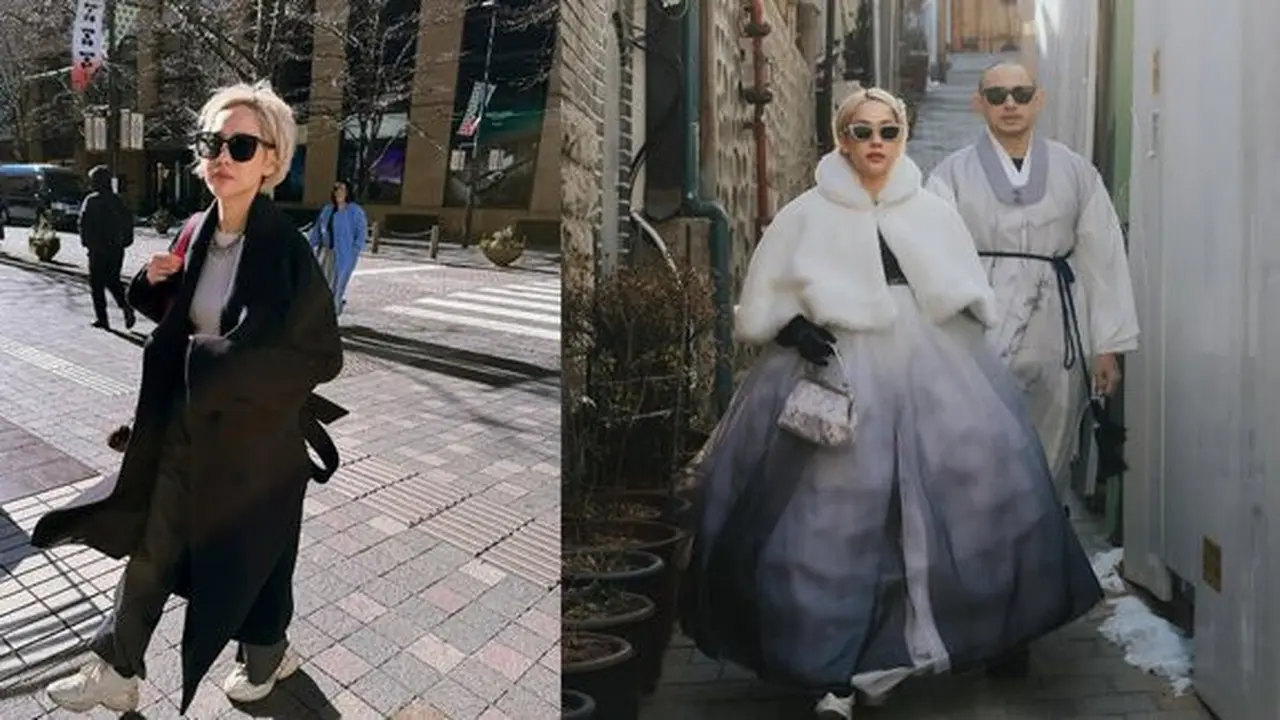 Tampil Stylish dengan Berbagai Gaya, Intip Potret OOTD Bunga Citra Lestari Saat Berlibur Ke Korea