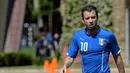 8. Antonio Cassano - Dianggap sebagai pemain masa depan Italia saat tampil apik membela Bari. Namanya kian mencuat usai mampu tampil impresif saat berseragam AS Roma. (AFP/Filippo Monteforte)