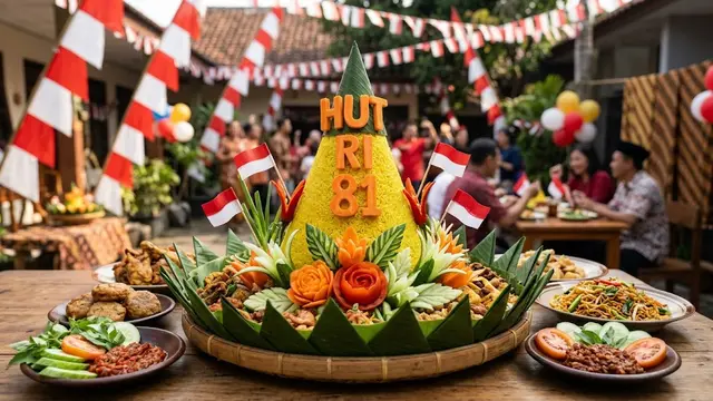 Menghias Tumpeng