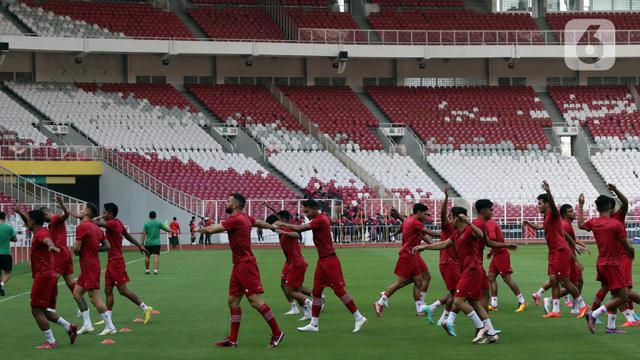 Intip Latihan Akhir Timnas Indonesia Sebelum Melakoni Laga di Piala AFF 2022