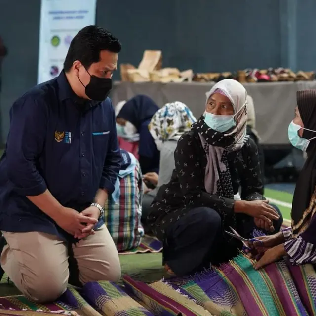 Menteri BUMN Erick Thohir bangga atas capaian yang diraih oleh PNM melalui program PNM Mekaar. (Dok BUMN)