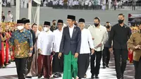Presiden Jokowi saat menghadiri acara Satu Abad NU di Banyuwangi pada Januari 2023 lalu (Istimewa)