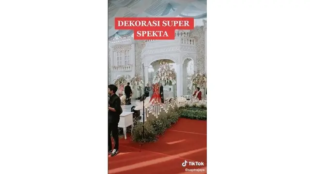 Viral Pernikahan di Gang Sempit Dekorasi Bak Hotel Bintang 5 Ini Bikin Takjub