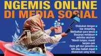 Infografis Fakta Fenomena Ngemis Online di Media Sosial. (Liputan6.com/Abdillah)