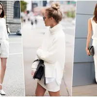 Outfit serba putih. (via: mozaic.co.id)