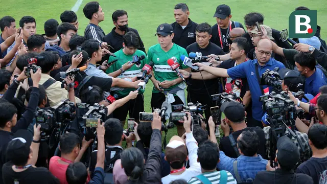 Latihan Timnas Indonesia Jelang Hadapi Timnas Argentina