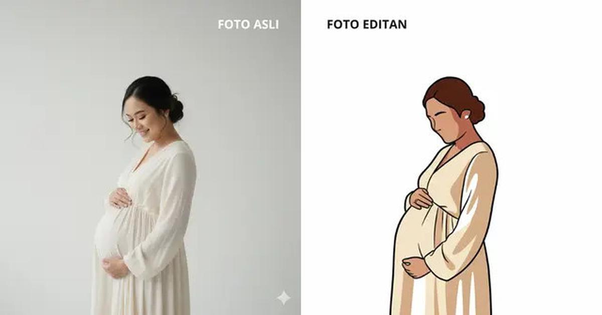 7 Contoh Prompt Gemini AI Edit Foto Maternity Shoot, dari Efek Dreamy hingga Sinematik
