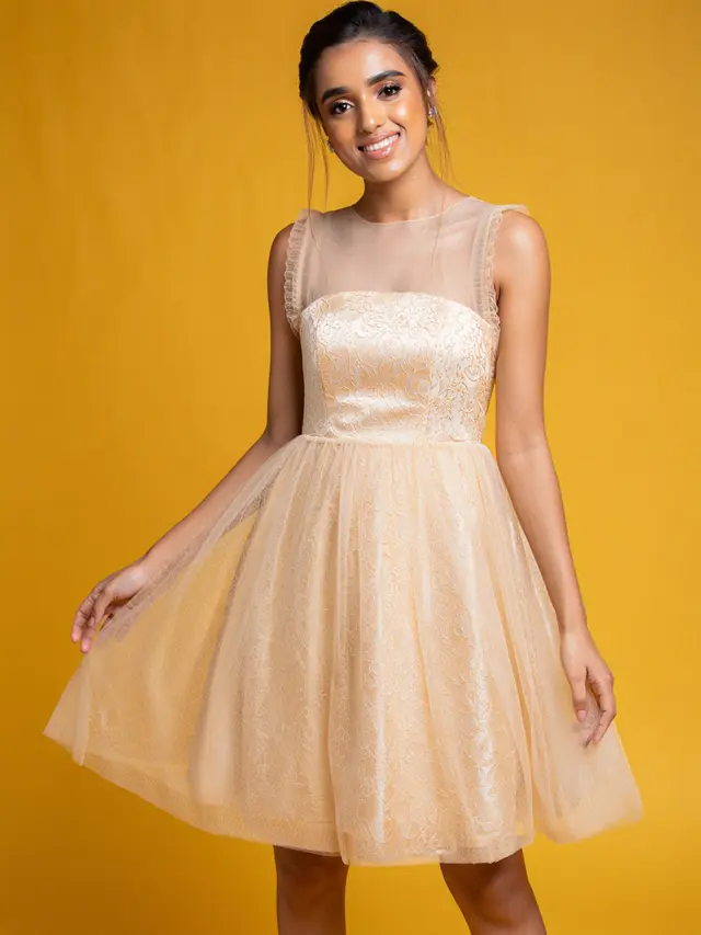 Dress Brokat A-Line