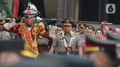 Wakil Kepala Kepolisian Wakapolri Komjen Pol (Purnawirawan) Gatot Eddy Pramono saat mengikuti acara pengantar purna tugas dan pengantar tugas di PTIK Lemdiklat Polri, Jakarta, Senin (3/7/2023). (merdeka.com/imam buhori)