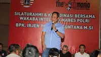 The Jakmania berkomitmen membantu kepolisian mengusut kasus pengeroyokan Haringga Sirila di Bandung. (Bola.com/Benediktus Gerendo Pradigdo)