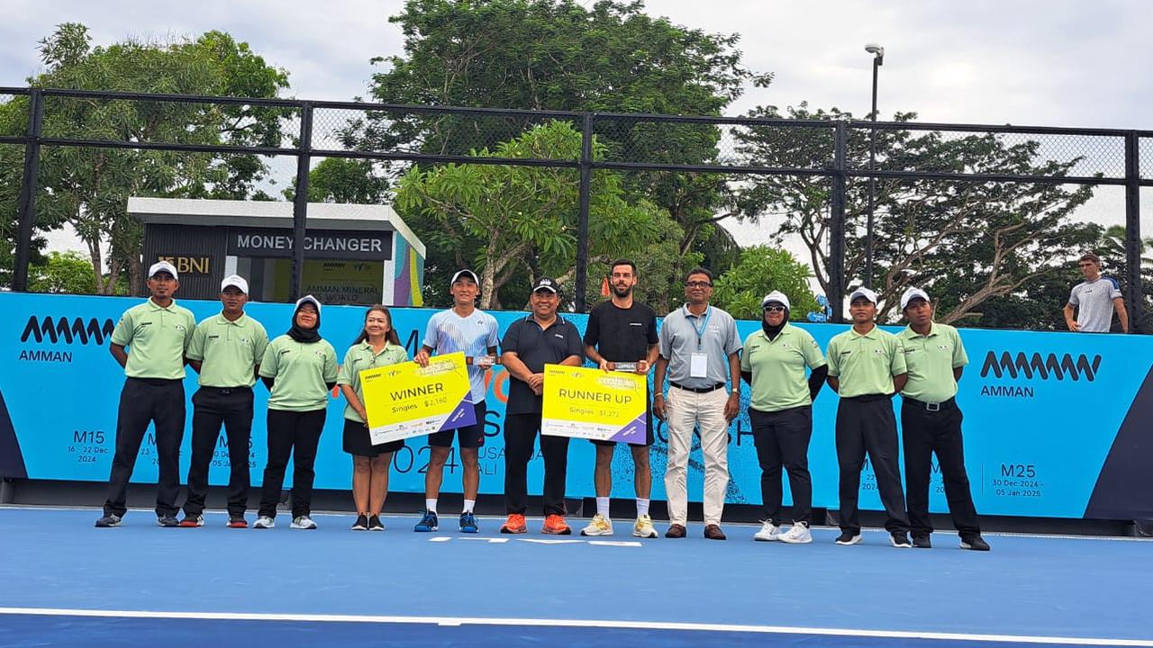 Renta Tokuda Juara tunggal putra M-15, Amman Mineral Men's World Tennis Championship 2024 Seri I