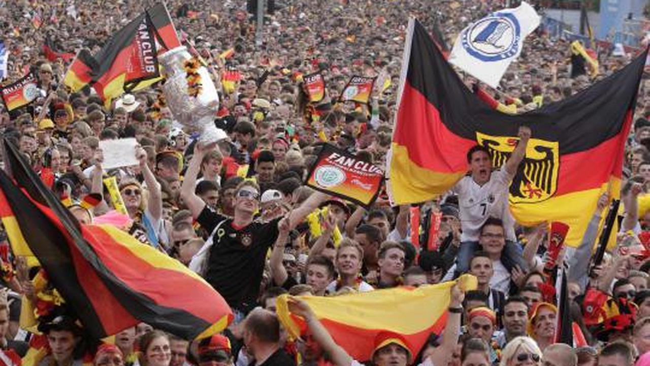 Ekspresi fans Jerman tiap gol