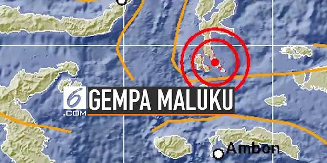 VIDEO: Gempa Magnitudo 7,2 Menggoyang Maluku Utara