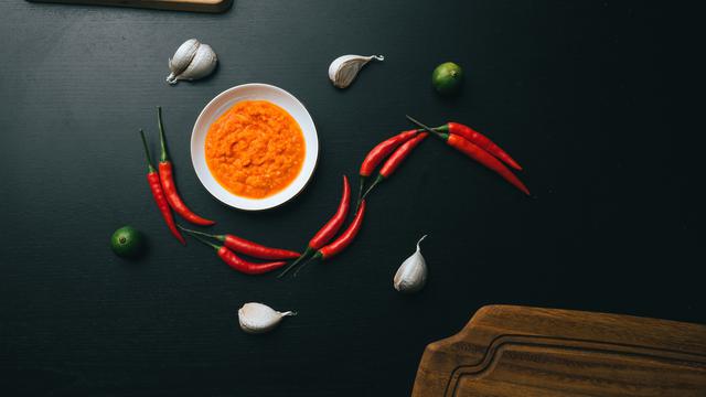 Ilustrasi cabai, pedas