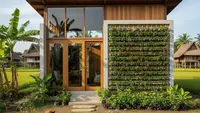 9 Rumah Minimalis di Desa Ukuran 5x8 dengan Kebun Buah Vertikal, Bisa Jadi Inspirasi
