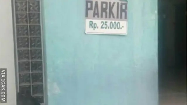 6 Tarif Parkir Ini Nyeleneh Banget, Bikin Tepuk Jidat