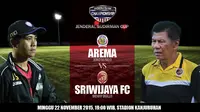 Arema vs Sriwijaya FC (Liputan6.com/desi)